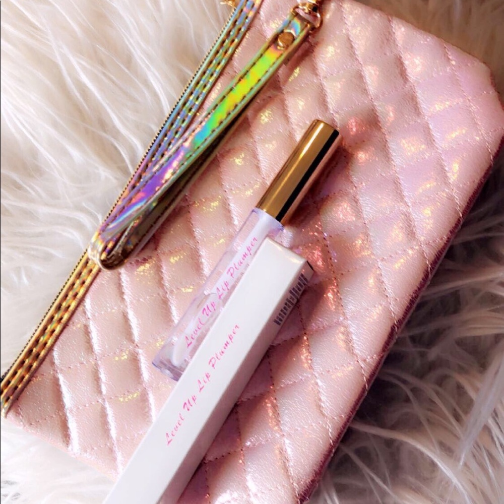 Sparkly Pink Cosmetics Bag plus Free Gift